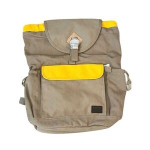 Pacific Mason Large Lieu Camel Butterscotch Travel Hiking Canvas Backpack NWT